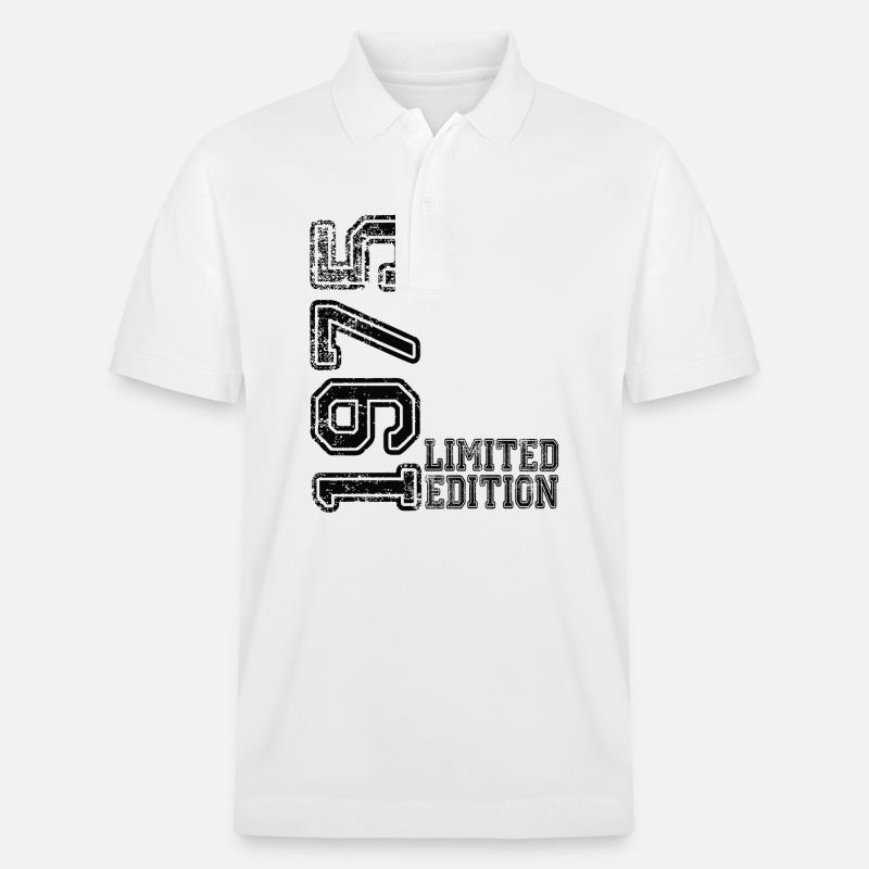 Édition limitée 1975 - Polo PREPSTER bio Stanley/Stella Unisexe - blanc