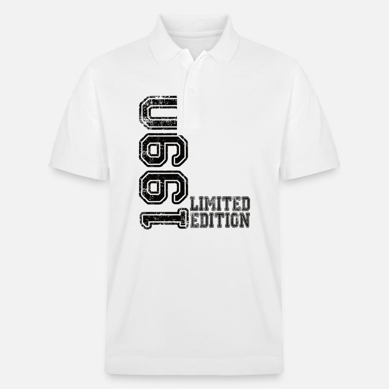 Édition limitée 1990 - Polo PREPSTER bio Stanley/Stella Unisexe - blanc