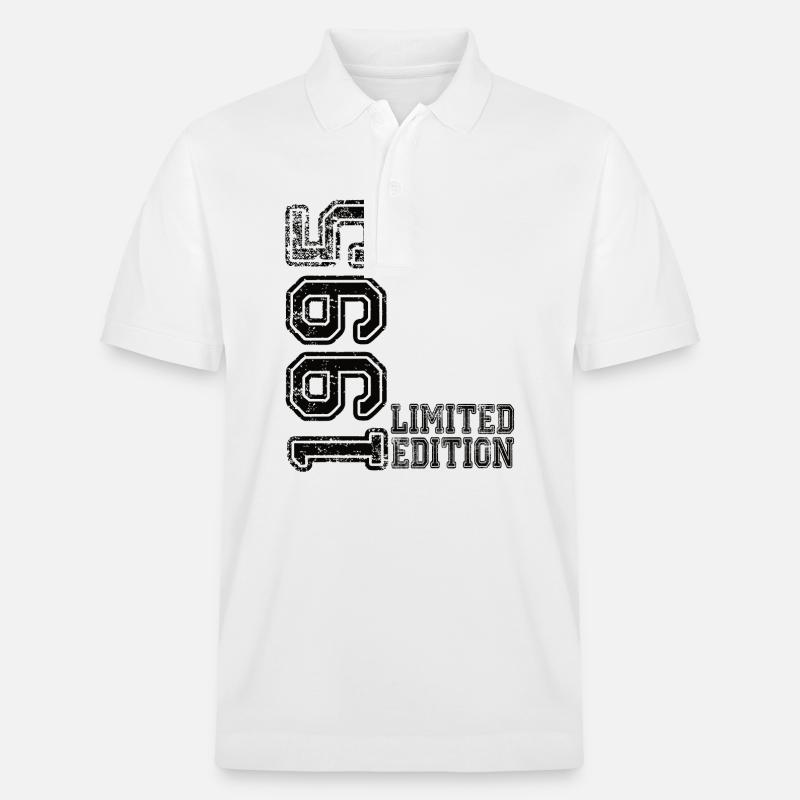 Limited Edition 1995 - Stanley/Stella Unisex Bio-Poloshirt PREPSTER - Weiß