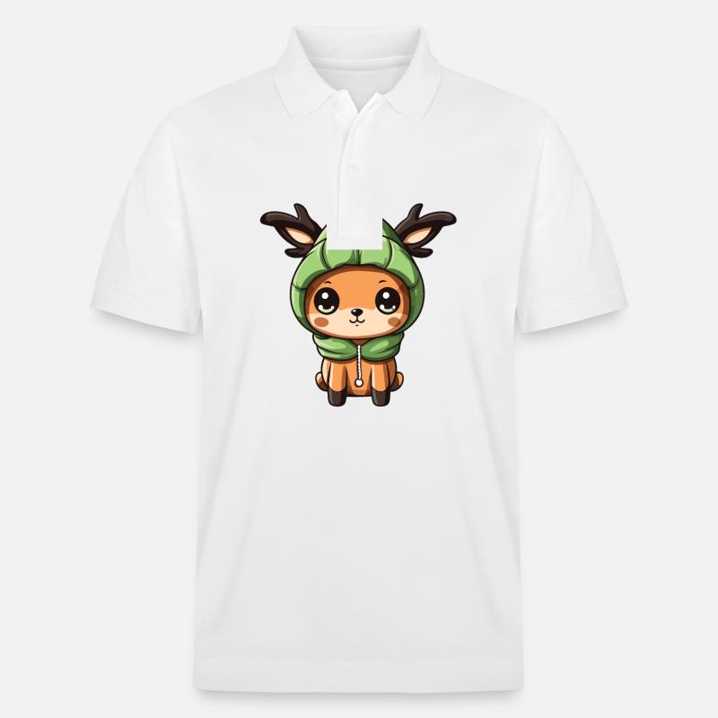 Reh Niedlich Winter - Stanley/Stella Unisex Bio-Poloshirt PREPSTER - Weiß