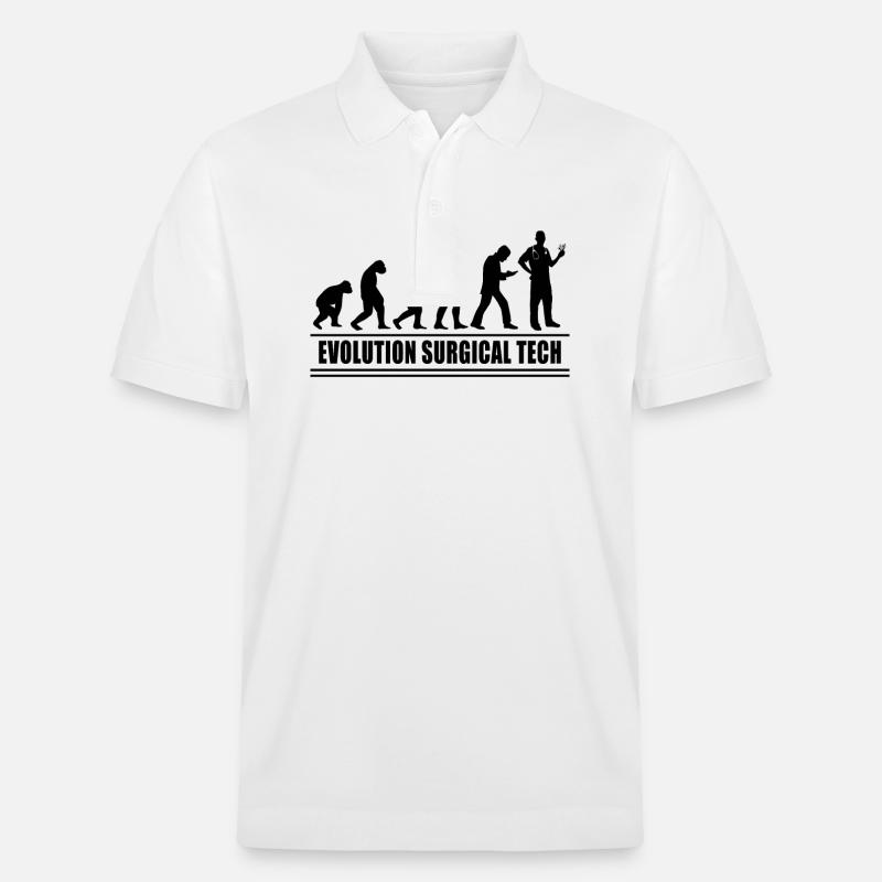 Chirurgisch-technischer Assistent Chirurg - Stanley/Stella Unisex Bio-Poloshirt PREPSTER - Weiß