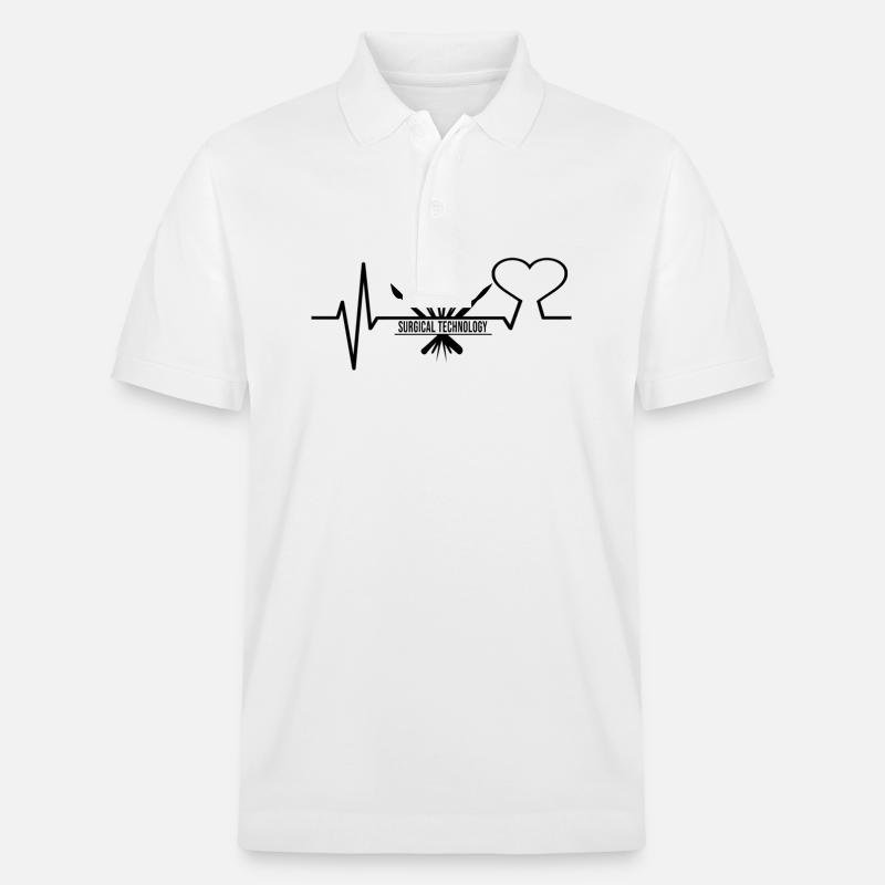 Chirurgien assistant chirurgical et technique - Polo PREPSTER bio Stanley/Stella Unisexe - blanc