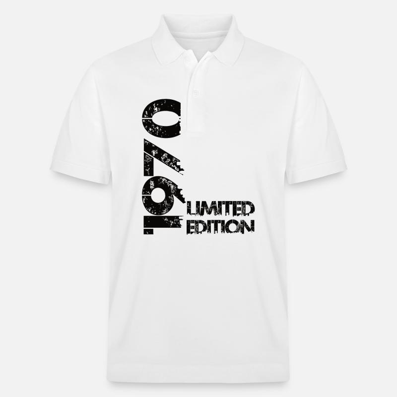 Édition limitée 1970 - Polo PREPSTER bio Stanley/Stella Unisexe - blanc