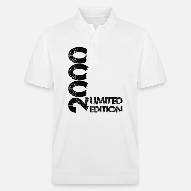 Limited Edition 2000 - Stanley/Stella Unisex Bio-Poloshirt PREPSTER - Weiß