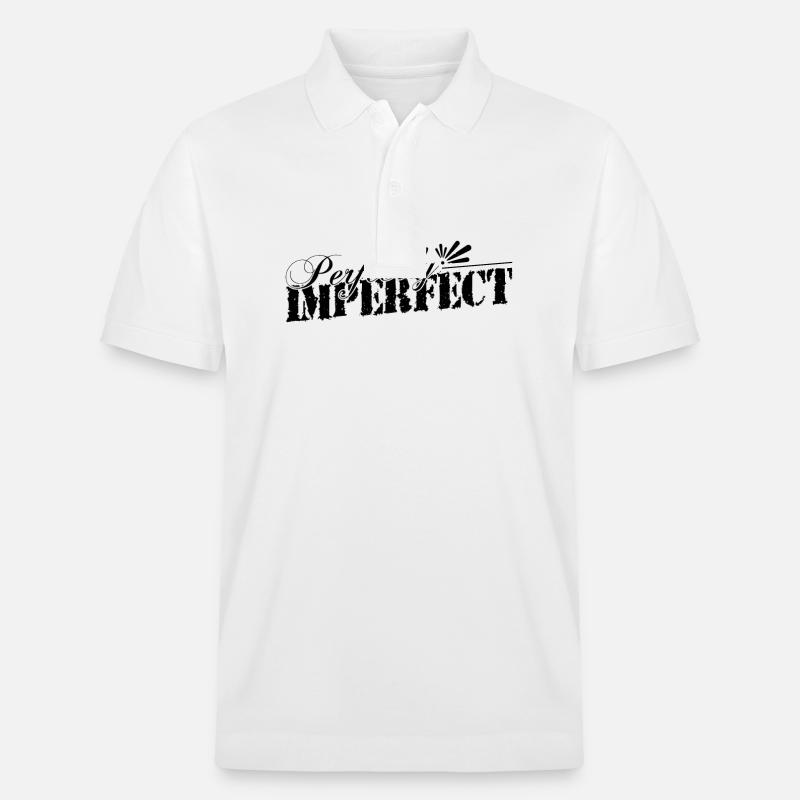 Perfectly Imperfect das bin ich - Stanley/Stella Unisex Bio-Poloshirt PREPSTER - Weiß