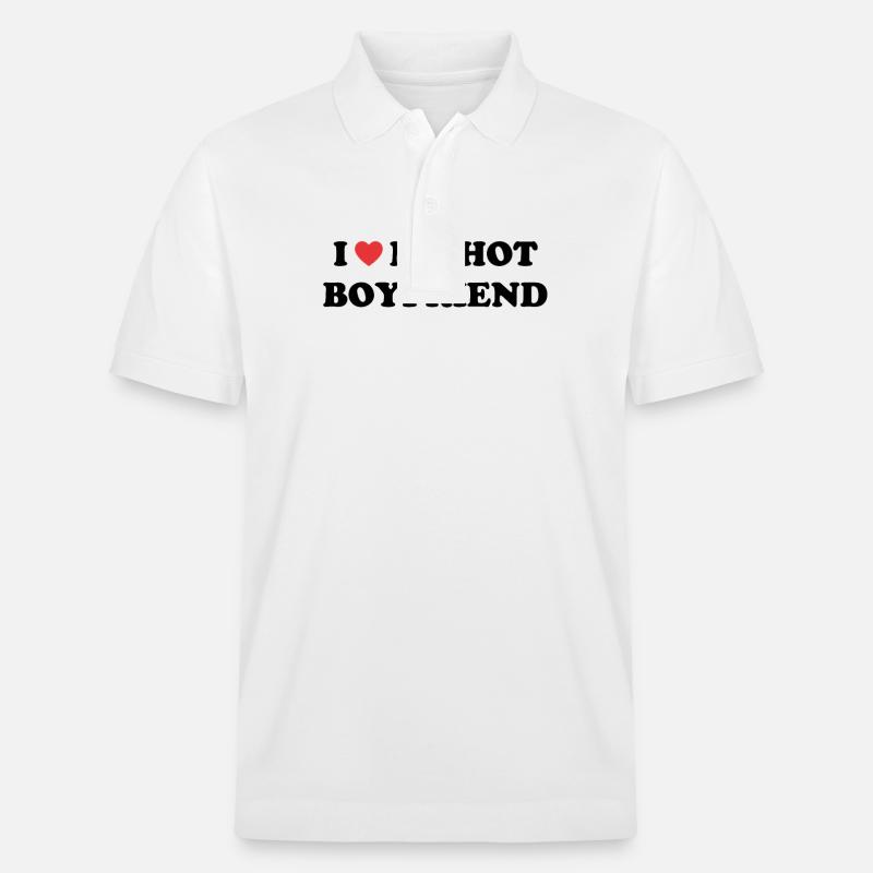 J’adore mon ami chaud - Polo PREPSTER bio Stanley/Stella Unisexe - blanc