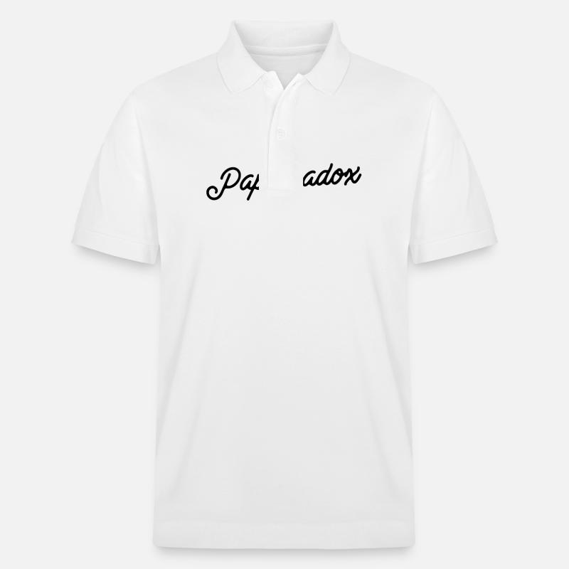Papa-radox Élégance - Polo PREPSTER bio Stanley/Stella Unisexe - blanc