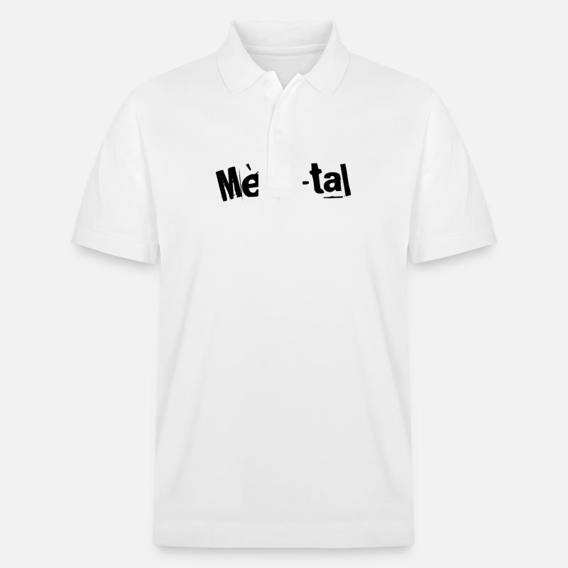 Mère-tal Magic - Polo PREPSTER bio Stanley/Stella Unisexe - blanc