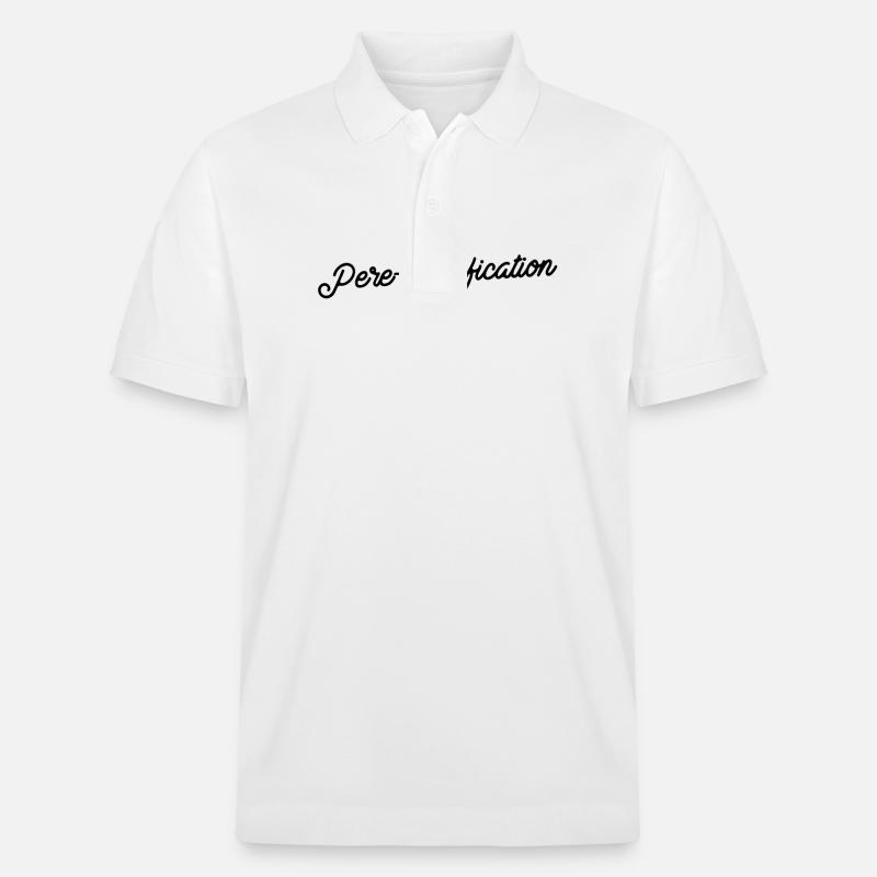 Père-sonnification Joyeuse Fusion Père-Fils - Polo PREPSTER bio Stanley/Stella Unisexe - blanc