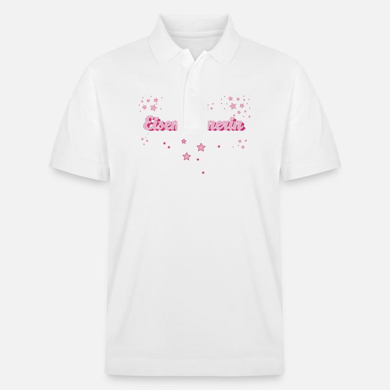 Lokführer Abschluss-Geschenk Eisenbahnerin - Stanley/Stella Unisex Bio-Poloshirt PREPSTER - Weiß