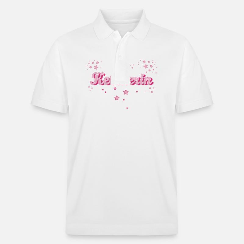 Gastronom-Wirt Abschluss-Geschenk Kellnerin - Stanley/Stella Unisex Bio-Poloshirt PREPSTER - Weiß