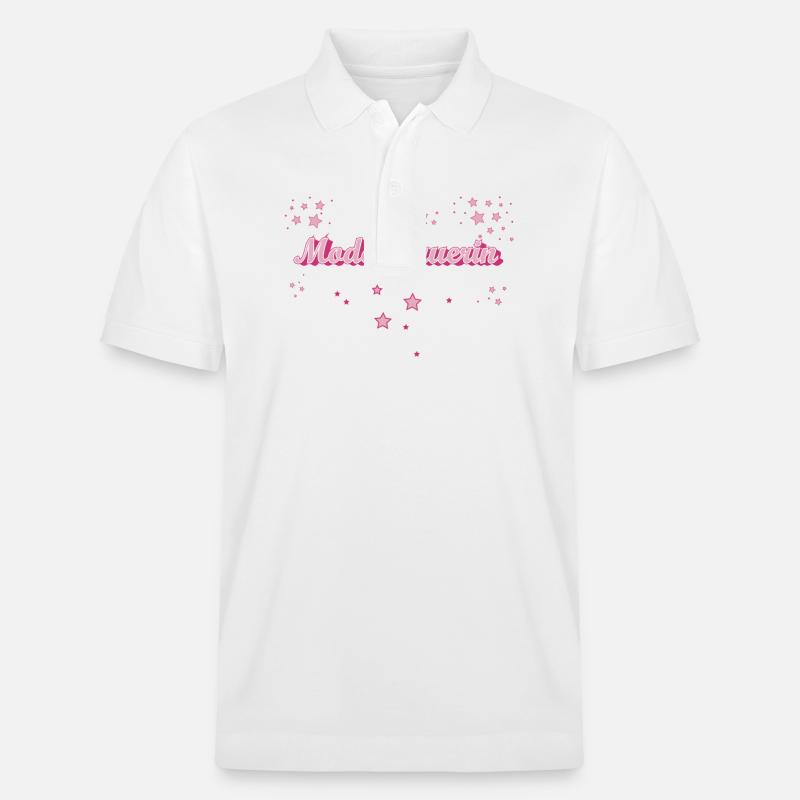 Technischer Abschluss-Geschenk Modellbauerin - Stanley/Stella Unisex Bio-Poloshirt PREPSTER - Weiß
