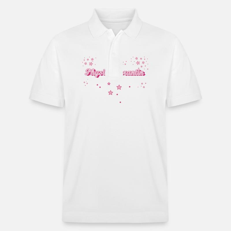 Laborant Abschluss-Geschenk Physiklaborantin - Stanley/Stella Unisex Bio-Poloshirt PREPSTER - Weiß