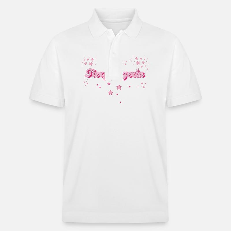 Tierwirt Abschluss-Geschenk Tierpflegerin - Stanley/Stella Unisex Bio-Poloshirt PREPSTER - Weiß