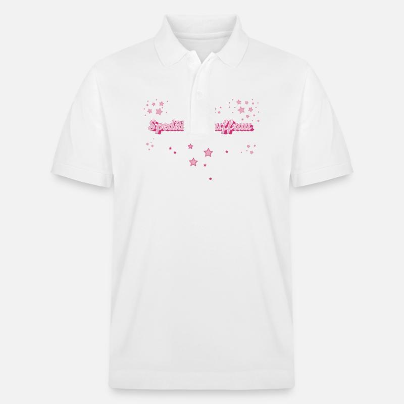 Spediteur Abschluss-Geschenk Speditionskauffrau - Stanley/Stella Unisex Bio-Poloshirt PREPSTER - Weiß
