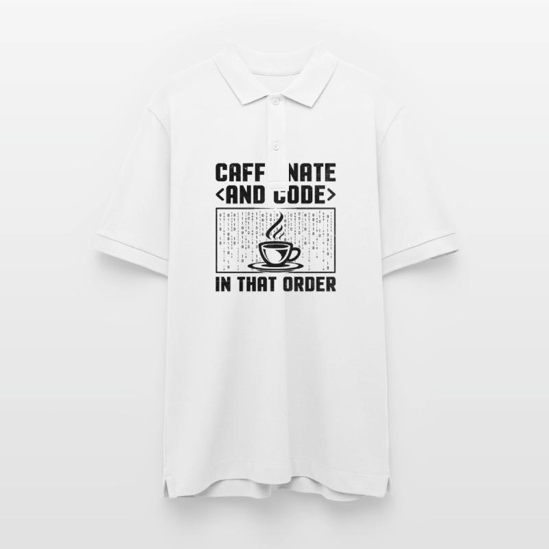Café Codage Programmeur Codeur Développeur Nerd Coff Polo PREPSTER bio Stanley/Stella Unisexe