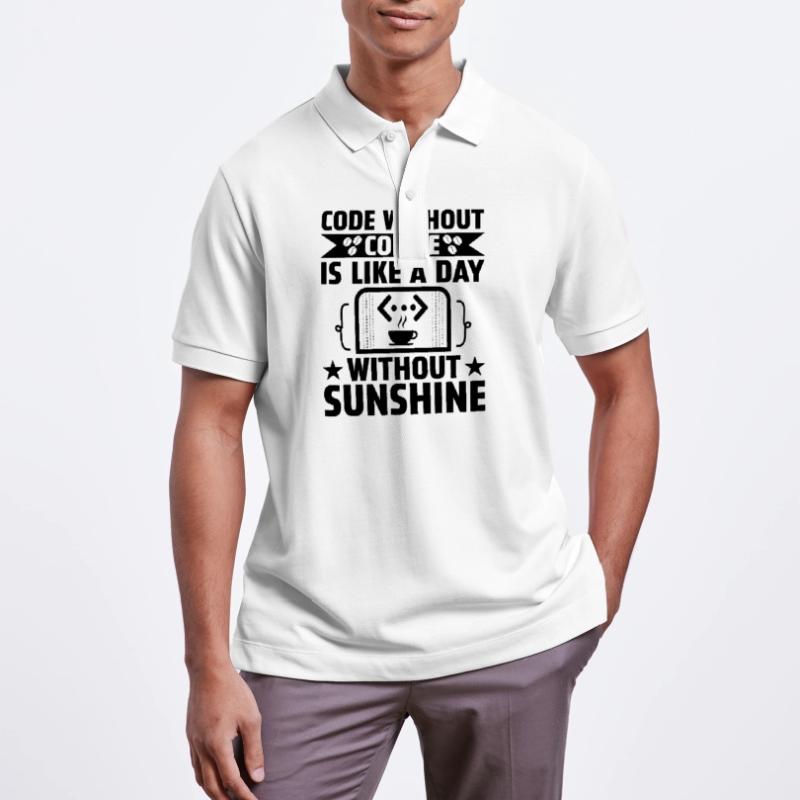 Café Codage Programmeur Codeur Développeur Nerd Coff Polo PREPSTER bio Stanley/Stella Unisexe