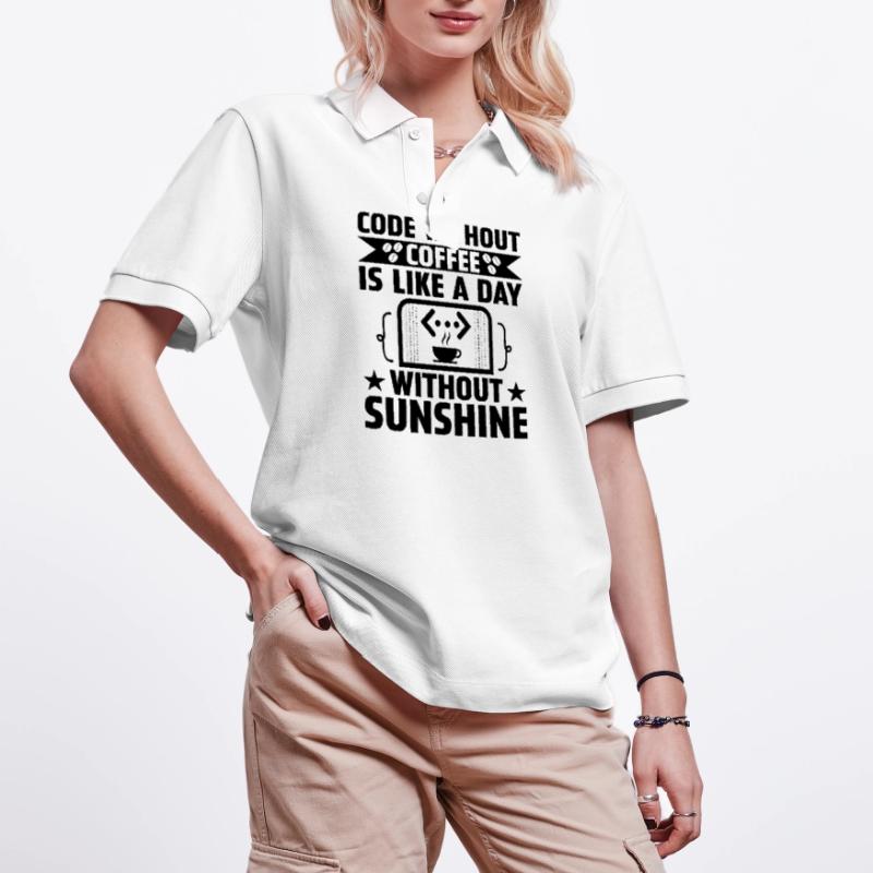 Café Codage Programmeur Codeur Développeur Nerd Coff Polo PREPSTER bio Stanley/Stella Unisexe