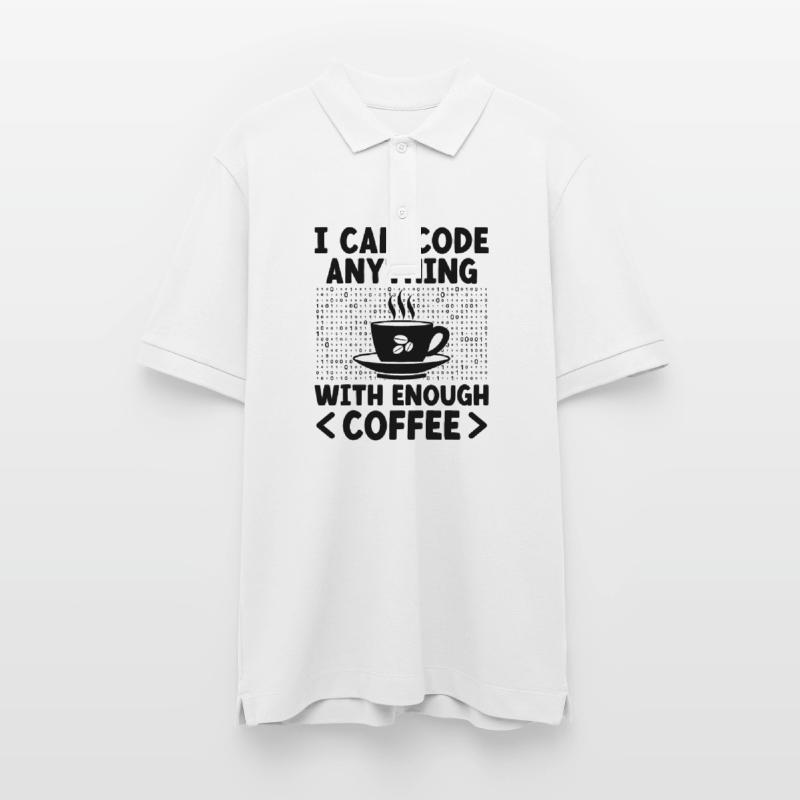 Café Codage Programmeur Codeur Développeur Nerd Coff Polo PREPSTER bio Stanley/Stella Unisexe