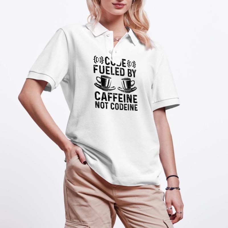 Café Codage Programmeur Codeur Développeur Nerd Coff Polo PREPSTER bio Stanley/Stella Unisexe