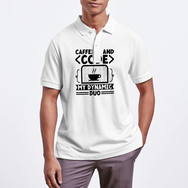 Café Codage Programmeur Codeur Développeur Nerd Coff Polo PREPSTER bio Stanley/Stella Unisexe