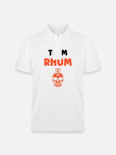 Rhum - Polo PREPSTER bio Stanley/Stella Unisexe - blanc