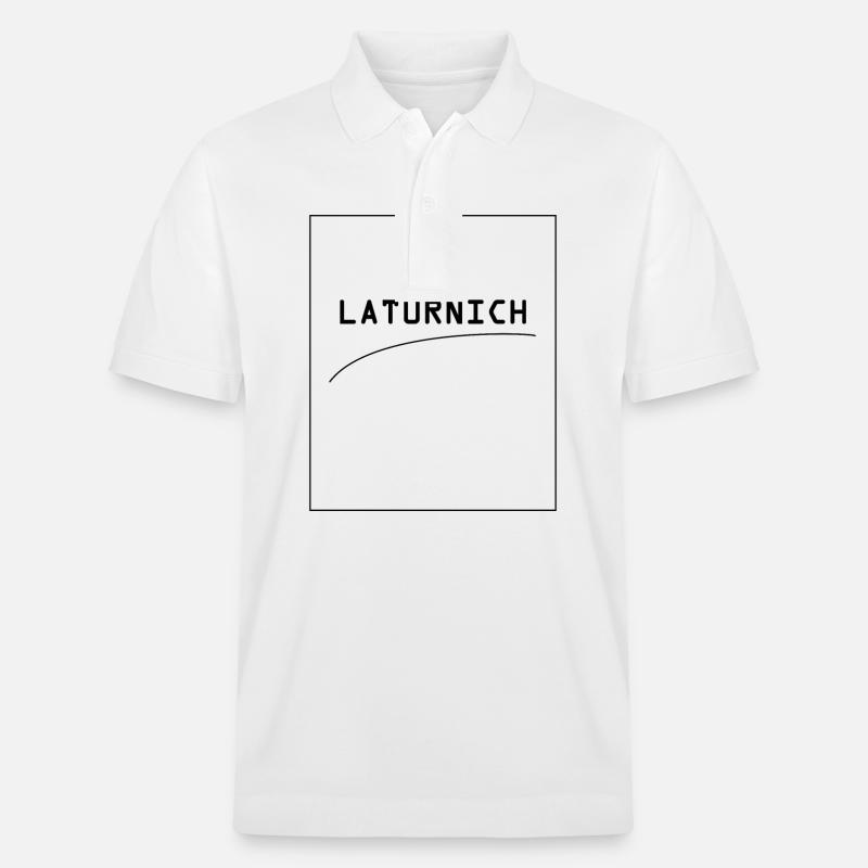 latürnich schwarz - Stanley/Stella Unisex Bio-Poloshirt PREPSTER - Weiß