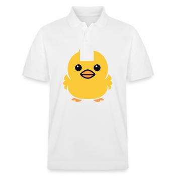 chick - Stanley/Stella Unisex Organic Polo Shirt PREPSTER - white - Front - Roxy (174cm) & Andy (188cm)