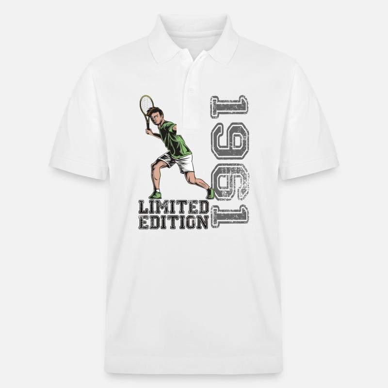 Édition limitée 1961 Édition limitée Tennis - Polo PREPSTER bio Stanley/Stella Unisexe - blanc