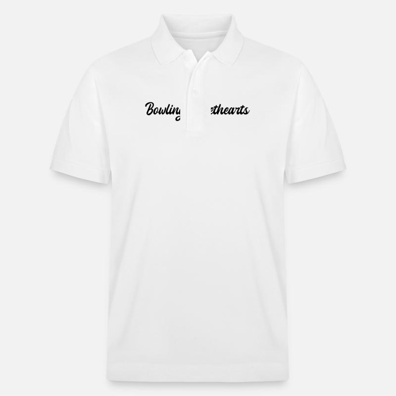 Bowling - Bowling Sweethearts - Stanley/Stella Unisex Bio-Poloshirt PREPSTER - Weiß