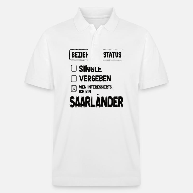 Sarre Relation Situation Sarre - Polo PREPSTER bio Stanley/Stella Unisexe - blanc