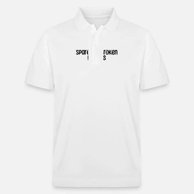 Bowling - Spare My Broken Dreams - Stanley/Stella Unisex Bio-Poloshirt PREPSTER - Weiß