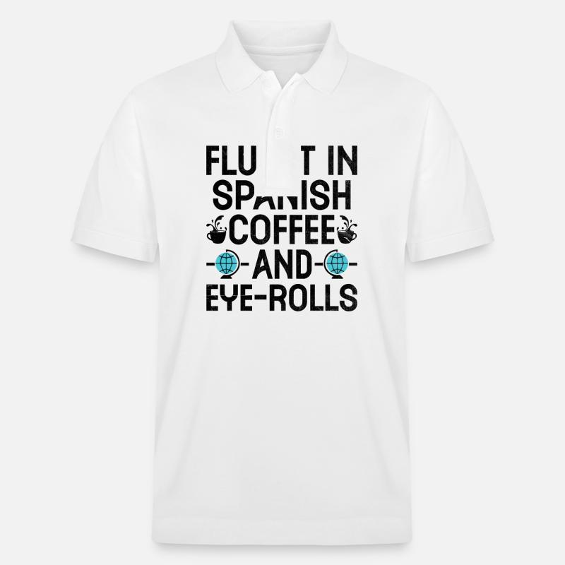 Fremdsprachenlehrer Schule Sprachlehrer - Stanley/Stella Unisex Bio-Poloshirt PREPSTER - Weiß