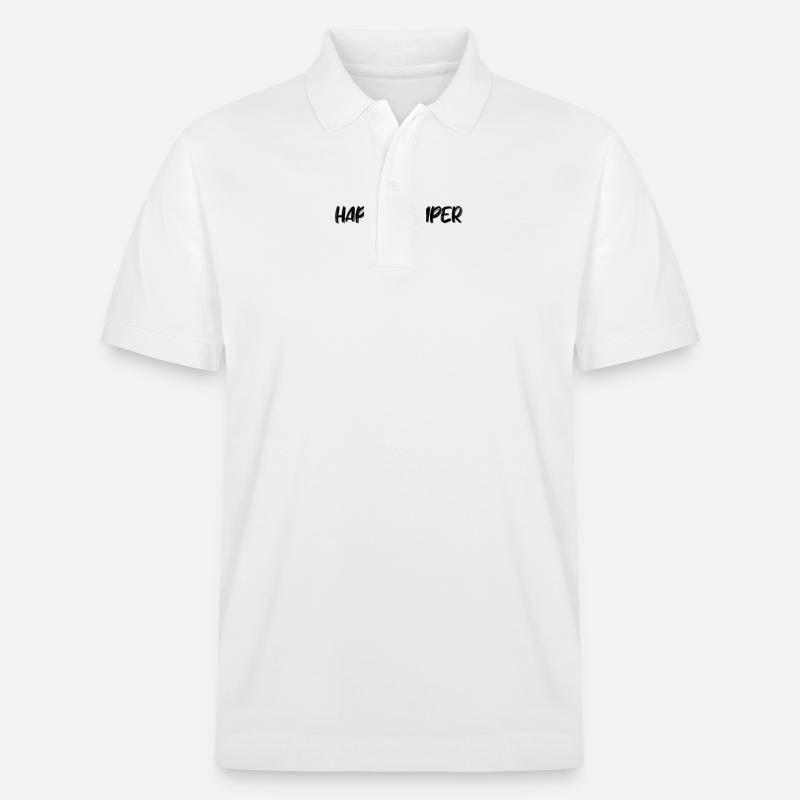 Camping - Happy Camper - Polo PREPSTER bio Stanley/Stella Unisexe - blanc