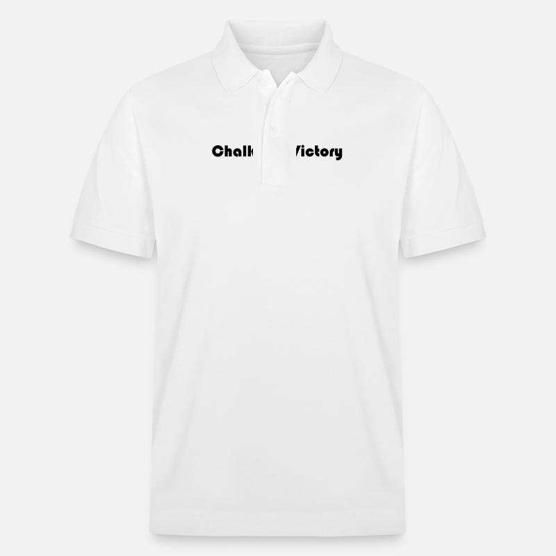 Billard - Craie et Victoire - Polo PREPSTER bio Stanley/Stella Unisexe - blanc