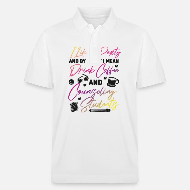 Conseiller scolaire Café J’aime - Polo PREPSTER bio Stanley/Stella Unisexe - blanc