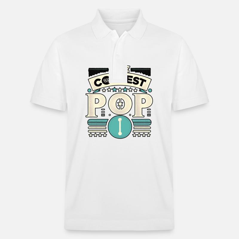 The Coolest Pop 8 - Stanley/Stella Unisex Bio-Poloshirt PREPSTER - Weiß