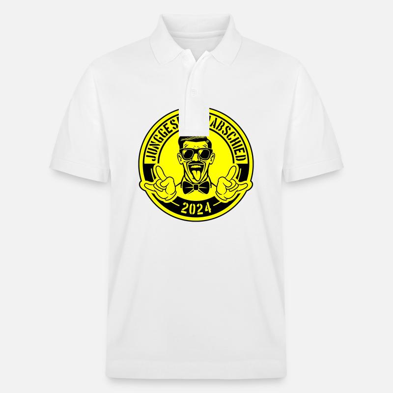 Junggesellenabschied 2024 - Stanley/Stella Unisex Bio-Poloshirt PREPSTER - Weiß
