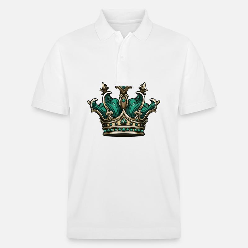 Krone Royal Crown - Stanley/Stella Unisex Bio-Poloshirt PREPSTER - Weiß