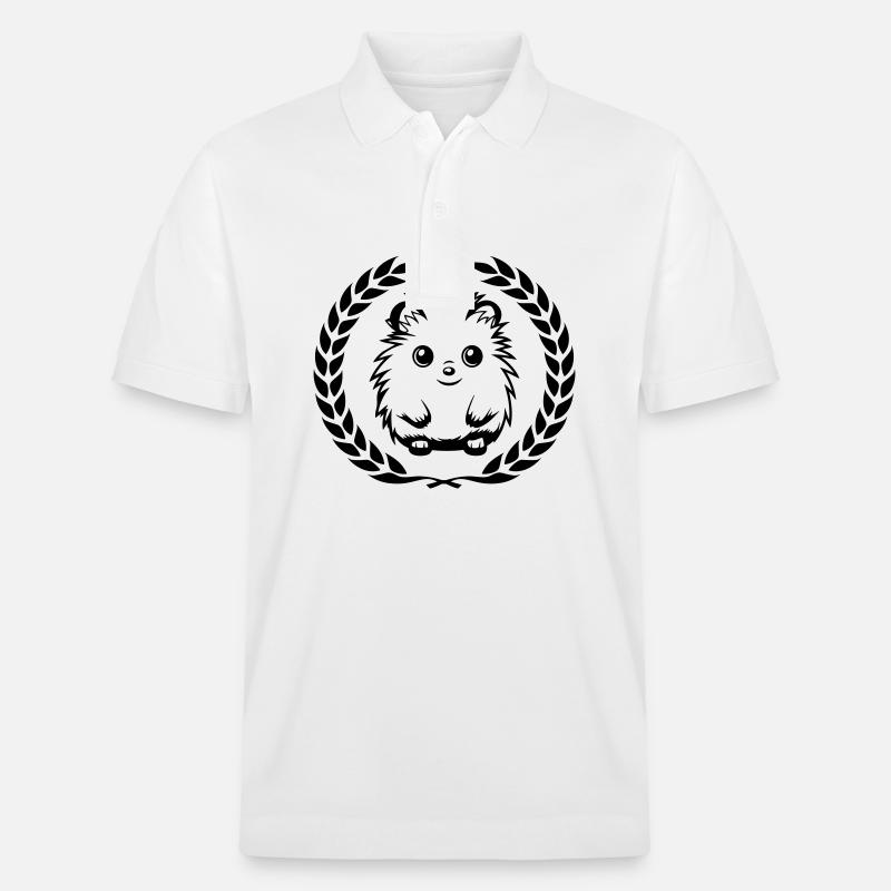 Hérisson Mignon Mignon Bébé - Polo PREPSTER bio Stanley/Stella Unisexe - blanc