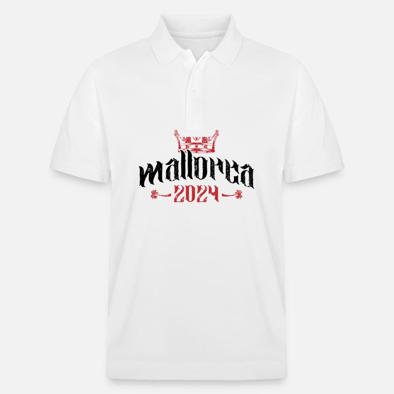 Mallorca 2024 - Stanley/Stella Unisex Bio-Poloshirt PREPSTER - Weiß