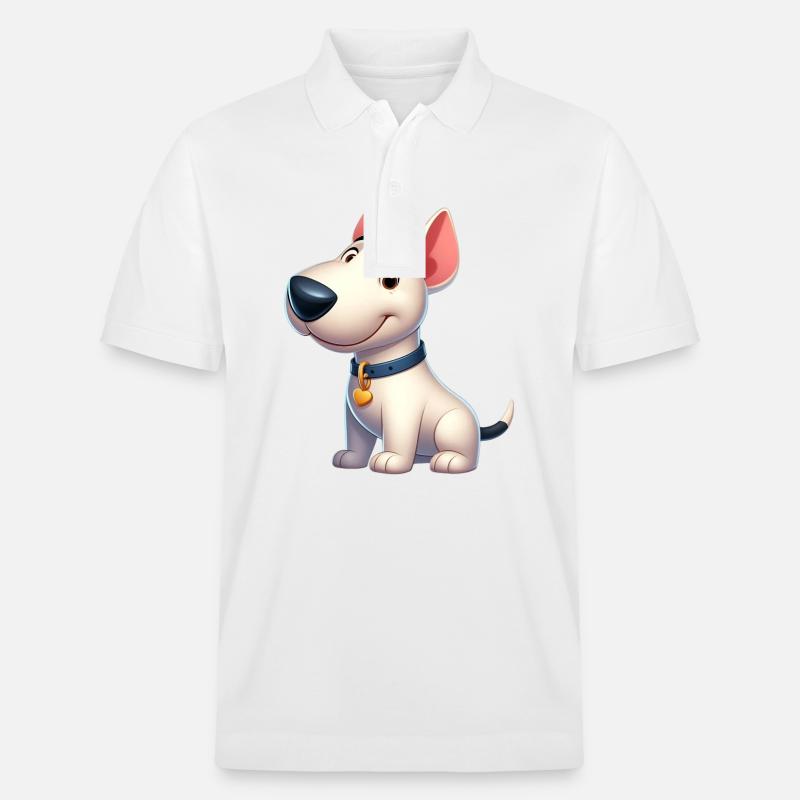 Bullterrier 5 - Stanley/Stella Unisex Bio-Poloshirt PREPSTER - Weiß