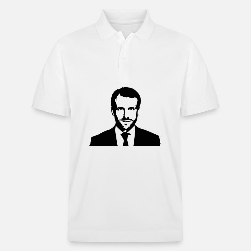Macron Président - Polo PREPSTER bio Stanley/Stella Unisexe - blanc