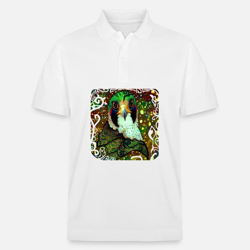 faucon - Polo PREPSTER bio Stanley/Stella Unisexe - blanc