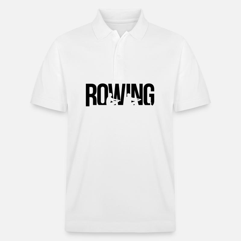 rowing aviron - Polo PREPSTER bio Stanley/Stella Unisexe - blanc