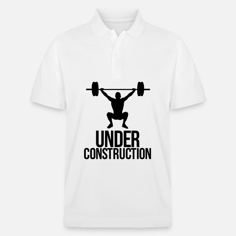 under construction - Stanley/Stella Unisex Bio-Poloshirt PREPSTER - Weiß