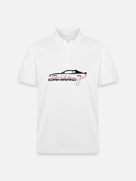 proud Camaro6 girl - Stanley/Stella Unisex Bio-Poloshirt PREPSTER - Weiß
