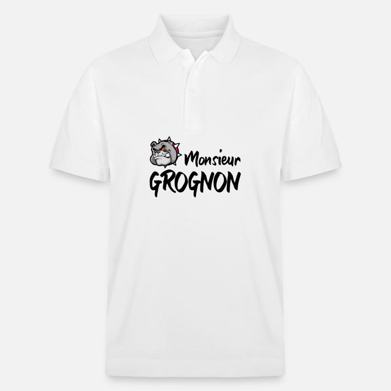 Herr GROGNON - Stanley/Stella Unisex Bio-Poloshirt PREPSTER - Weiß