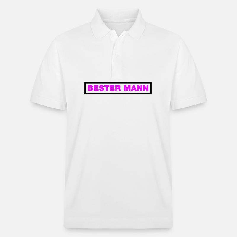 Bester Mann - Stanley/Stella Unisex Bio-Poloshirt PREPSTER - Weiß