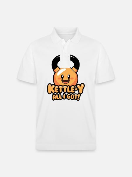 Kettle-Y All I Got - Stanley/Stella Unisex Organic Polo Shirt PREPSTER - white